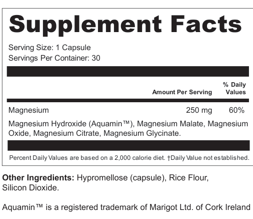 Supplement Facts for Stone Pulse